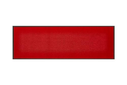 andiamo Fußmatte Verdi - Schmutzfangmatte für den Hauseingang - ideal als Fußmatte innen oder als Fußabtreter im überdachten Außenbereich - Fußabstreifer für Haustür 60 x 180 cm Rot 2 von andiamo