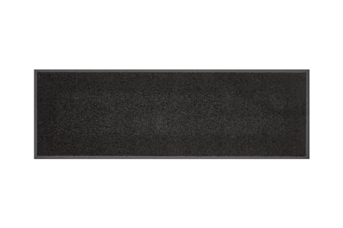 andiamo Fußmatte Verdi - Schmutzfangmatte für den Hauseingang - ideal als Fußmatte innen oder als Fußabtreter im überdachten Außenbereich - Fußabstreifer für Haustür 60 x 180 cm Schwarz 2 von andiamo