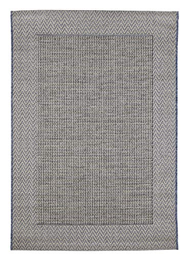 andiamo In- & Outdoor Teppich wetterfest und wasserdurchlässig Flachgewebe Kurzfloor 160 x 230 cm Beige-Anthrazit von andiamo