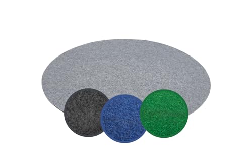 andiamo Kunstrasenteppich Field mit Noppen - Kunstrasen Outdoor zur Verwendung als Balkon Bodenbelag oder Poolteppich - witterungsbeständig Anthrazit 350 cm Rund Grau andiamo Kunstrasenteppich Field mit Noppen - Kunstrasen Outdoor zur Verwendung als Balkon Bodenbelag oder Poolteppich - witterungsbeständig Anthrazit 350 cm Rund Grau von andiamo