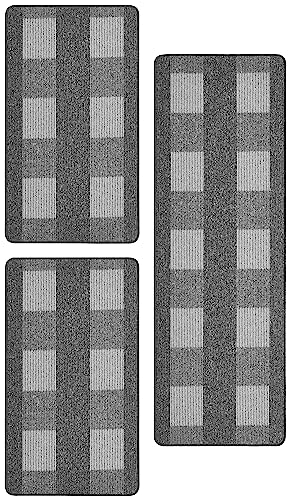 andiamo Teppich Dalia, Anthrazit, 3 teiliges Set von andiamo