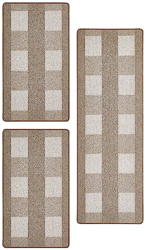 andiamo Teppich Dalia, Hellbeige, 3 teiliges Set von andiamo