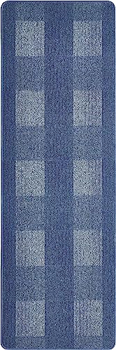 andiamo Teppich Dalia strapazierfähiger Teppichläufer aus Polypropylen pflegeleicht und fleckenbeständig 67 x 200 cm hellblau von andiamo