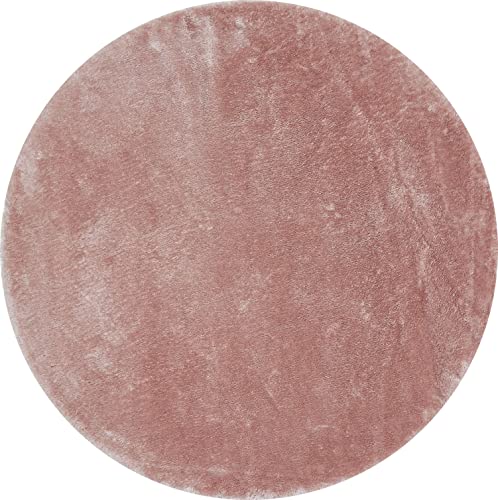 andiamo Teppich Lambskin - Kunstfell - flauschiger Teppich Schlafzimmer - geeignet als Bettvorleger Schlafzimmer oder als Fellteppich Wohnzimmer - Lammfellimitat pflegeleicht 120 cm rund rosa andiamo Teppich Lambskin - Kunstfell - flauschiger Teppich Schlafzimmer - geeignet als Bettvorleger Schlafzimmer oder als Fellteppich Wohnzimmer - Lammfellimitat pflegeleicht 120 cm rund rosa von andiamo