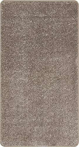 misento Teppich Shaggy klassischer einfarbiger Wohnzimmerteppich Schlafzimmer Esszimmer Taupe 57 x 110 cm misento Teppich Shaggy klassischer einfarbiger Wohnzimmerteppich Schlafzimmer Esszimmer Taupe 57 x 110 cm von andiamo