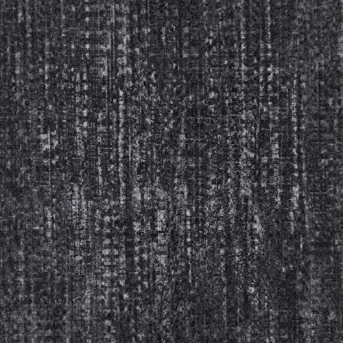 andiamo Teppichfliesen selbstklebend und zuschneidbar 40 x 40 cm - Bodenbelag aus Nadelfilz zuschneidbare Filzplatten selbstklebend 16 m² - 100 Stück Premium Anthrazit Stripes von andiamo