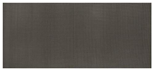 andiamo Tilos PVC Läufer Teppich In- & Outdoor geeignet mit metallic Effekten und rutschfester Unterseite 90 x 250 cm schwarz-metallic von andiamo