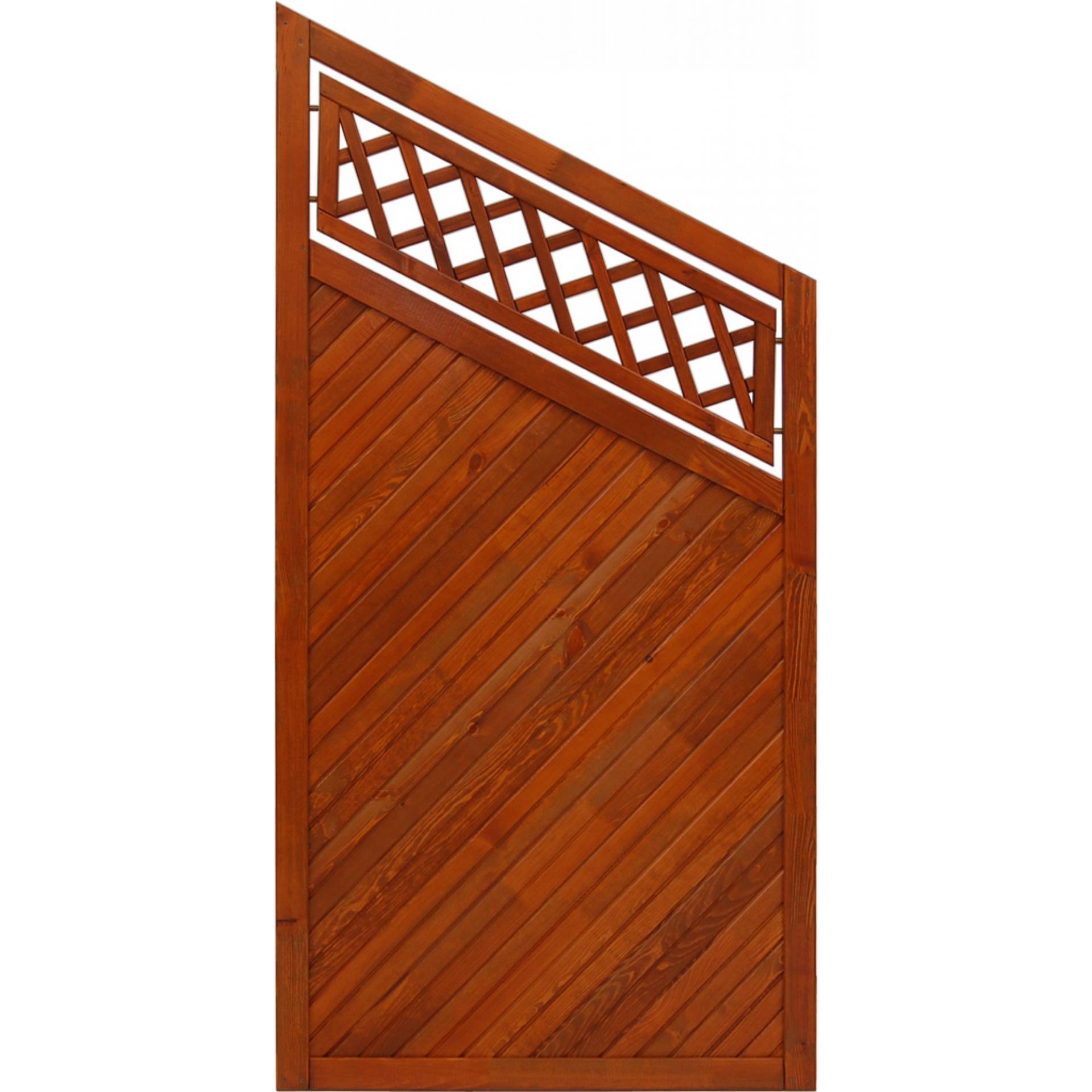 andrewex Sichtschutzzaun 'Toulon' 90 x 180/135 cm Kiefer teak andrewex Sichtschutzzaun 'Toulon' 90 x 180/135 cm Kiefer teak von andrewex