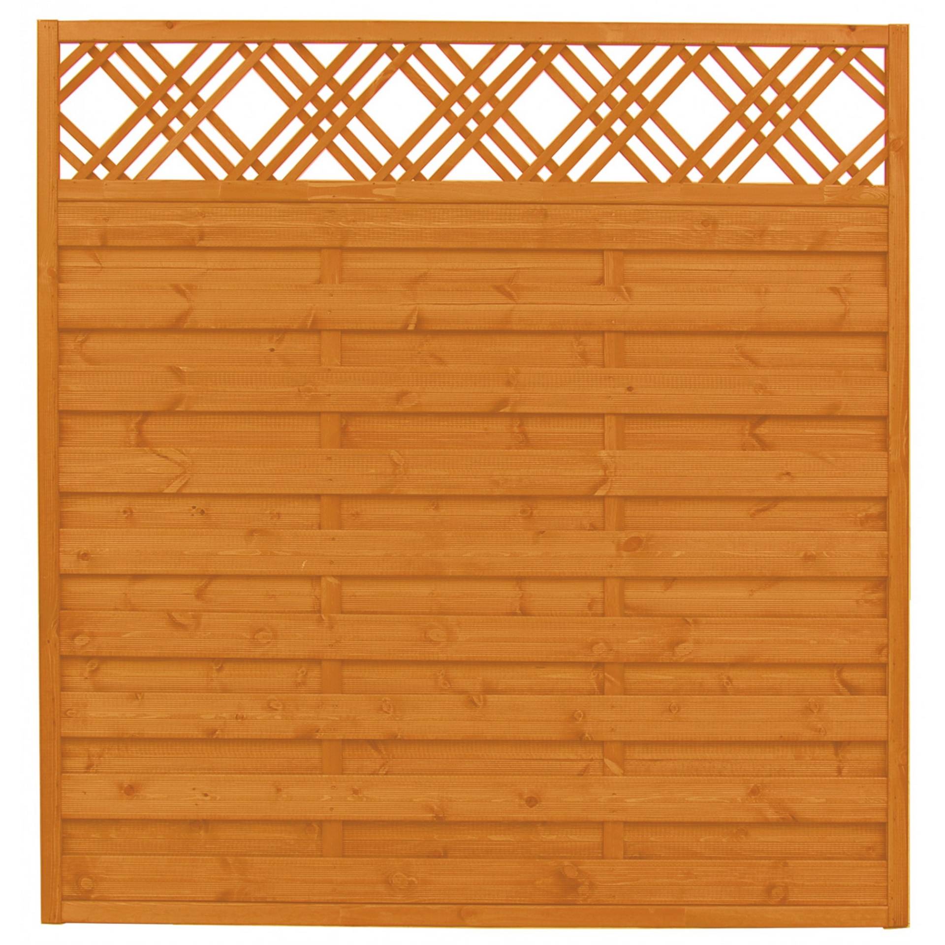 andrewex Sichtschutzzaun 'Licata' Kiefernholz pinienfarben 180 x 180 x 4,2 cm andrewex Sichtschutzzaun 'Licata' Kiefernholz pinienfarben 180 x 180 x 4,2 cm von andrewex
