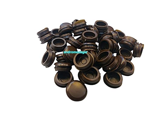 Lochabdeckung Ø 14 mm aus Gummi 50 Stück braun Lochabdeckung für Löcher Durchmesser 14 mm aus mittelweichem Gummi Farbe braun Lochabdeckung Ø 14 mm aus Gummi 50 Stück braun Lochabdeckung für Löcher Durchmesser 14 mm aus mittelweichem Gummi Farbe braun von andromedagie