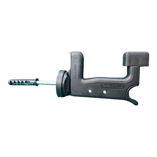 Super Top Gitter 10 Stück Schrauben 70 mm Schwarz | Automatische Verriegelung Patentiert EsinPlast | Verstellbar 44-60 mm | Für Jalousien und Dunkle | Kompatibel mit Aluminium Holz Eisen PVC von andromedagie
