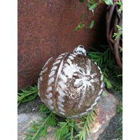 Christbaumkugel Cosmata Blumenornament, Hellbraun Glaskugel Weihnachten Christmas Weihnachtskugel Christbaumkugel Cosmata Blumenornament, Hellbraun Glaskugel Weihnachten Christmas Weihnachtskugel von angelsgardendekoshop