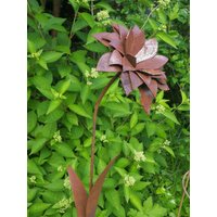 Edelrost Blume Vroni Rostblume Metallblume Gartendeko Rost von angelsgardendekoshop
