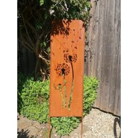 Edelrost Gartenschild Pusteblume Gartendeko Rost Gartendekoration Rostdeko Metall Edelrost Gartenschild Pusteblume Gartendeko Rost Gartendekoration Rostdeko Metall von angelsgardendekoshop