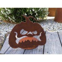 Edelrost Halloween Kürbis Creepy Gartendeko Rost Gartendekoration Rostdeko Metall Edelrost Halloween Kürbis Creepy Gartendeko Rost Gartendekoration Rostdeko Metall von angelsgardendekoshop