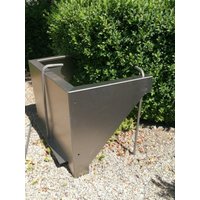 Edelrost Hangbeet, Rohstahl Gartendeko Rost Rostdeko Gartendekoration von angelsgardendekoshop