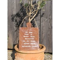 Edelrost Schild Bierkrug Rostschild Metallschild Dekoschild Wandschild Spruchschild Edelrostschild von angelsgardendekoshop
