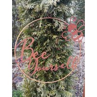 Edelrost Wandbild Bee Yourself Gartendeko Rost Metall Deko Rostdeko Edelrost Wandbild Bee Yourself Gartendeko Rost Metall Deko Rostdeko von angelsgardendekoshop