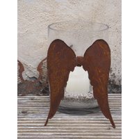 Lange Edelrost Engelsflügel Zum Einhängen Gartendeko Rost Rostengel Dekoengel Rostdeko Metall von angelsgardendekoshop