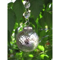 Weihnachtskugel Princess Mit Rifflemuster Aus Glas Christbaumkugel Glaskugel Weihnachten Christmas von angelsgardendekoshop