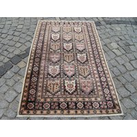 Vintage Sanfte Farbe Parkistan Teppich, 38 "' X 61 Rare Design Feine Qualität Teppich von angorarugstore