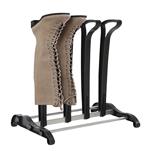 angxiong Stiefelhalter | Stiefel – Boot Rack Organizer Aufbewahrung Stand Holder Hanger Home Closet Schuhe Regal, Flur, Schwarz Schuhregal Organizer von angxiong