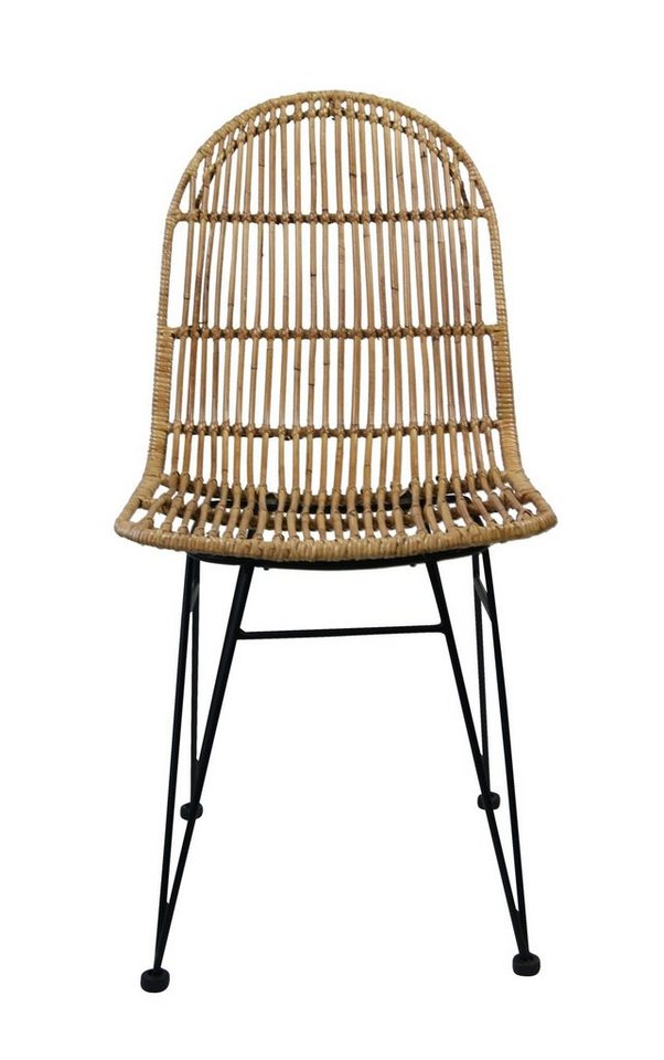 Lycce Esszimmerstuhl Rattanstuhl VIVI Korbstuhl Flechtstuhl modernes Design - hellbraun von Lycce