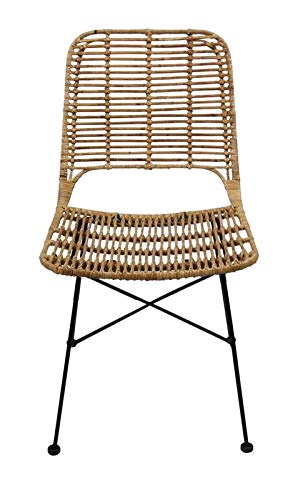 Lycce Rattanstuhl Lilly Flechtstuhl Hellbraun Sitzhöhe 45cm von Lycce