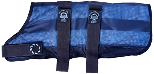 animate kühlender Hundemantel und Tasche, L, 51 cm, Marineblau von animate