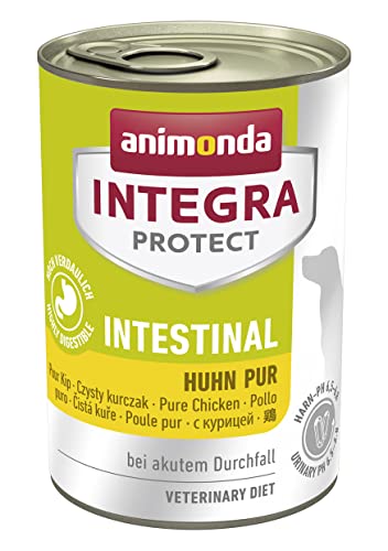 animonda INTEGRA PROTECT Intestinal Huhn Pur (6 x 400 g), Hunde Diätfutter bei Durchfall & Erbrechen, Hundefutter mit Huhn und Reis, leicht verdauliches Nassfutter für Hunde animonda INTEGRA PROTECT Intestinal Huhn Pur (6 x 400 g), Hunde Diätfutter bei Durchfall & Erbrechen, Hundefutter mit Huhn und Reis, leicht verdauliches Nassfutter für Hunde von Animonda Integra Protect