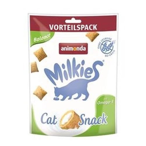 animonda Milkies Katzensnack mit Milch - Balance (6 x 120g), getreidefreie Knusperkissen Milch Katzensnacks für erwachsene Katzen animonda Milkies Katzensnack mit Milch - Balance (6 x 120g), getreidefreie Knusperkissen Milch Katzensnacks für erwachsene Katzen von animonda Milkies