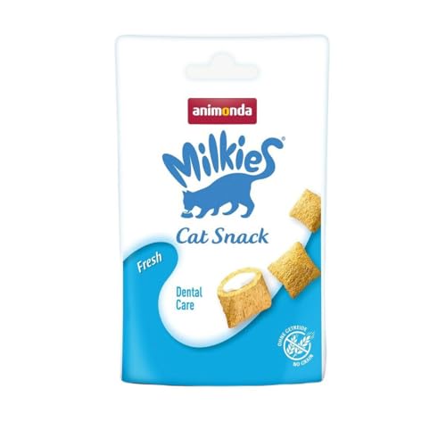 animonda Milkies Katzensnack mit Milch - Fresh (6 x 120g), getreidefreie Knusperkissen Milch Katzensnacks für erwachsene Katzen animonda Milkies Katzensnack mit Milch - Fresh (6 x 120g), getreidefreie Knusperkissen Milch Katzensnacks für erwachsene Katzen von animonda Milkies