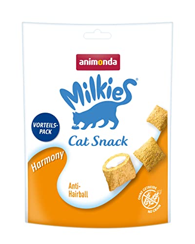 animonda Milkies Katzensnack mit Milch - Harmony (6 x 120g), getreidefreie Knusperkissen Milch Katzensnacks für erwachsene Katzen animonda Milkies Katzensnack mit Milch - Harmony (6 x 120g), getreidefreie Knusperkissen Milch Katzensnacks für erwachsene Katzen von animonda Milkies