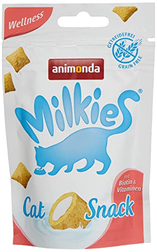 animonda Milkies Katzensnack mit Milch - Selection Mixpack (6 x 30g), getreidefreie Knusperkissen Milch Katzensnacks für erwachsene Katzen animonda Milkies Katzensnack mit Milch - Selection Mixpack (6 x 30g), getreidefreie Knusperkissen Milch Katzensnacks für erwachsene Katzen von animonda Milkies