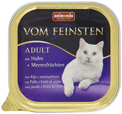 animonda vom Feinsten Katzenfutter nass mit Pute in Tomatensauce (32 x 100g), getreidefreies Katzenfutter nass ohne Zucker, mit frischen, fleischigen Zutaten von animonda Vom Feinsten