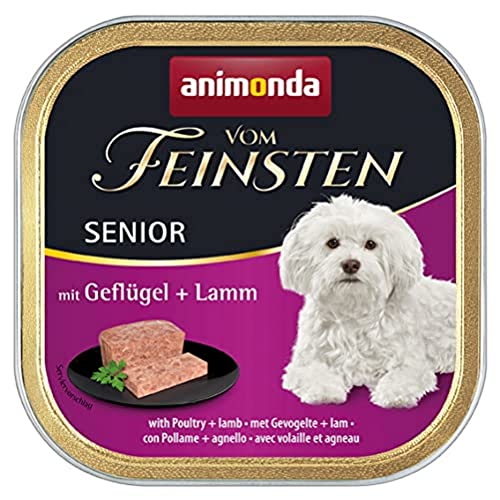 Animonda vom Feinsten 82623 Geflügel+Lamm 22 x 150g Schale von animonda Vom Feinsten