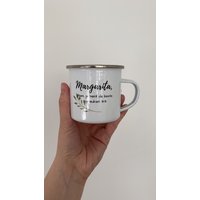 Emailletasse Mit Wunschmotiv von anitafaerber