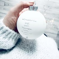 Weihnachten 2025. I Christbaumkugel Weihnachtskugel Mit Spruch Aus Glas Weihnachten 2025. I Christbaumkugel Weihnachtskugel Mit Spruch Aus Glas von anitaliebt