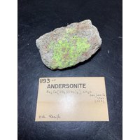 Andersonite, San Juan Co., Utah, Usa Andersonite, San Juan Co., Utah, Usa von anjahoefer