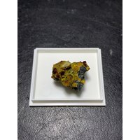 Uranophan, Wulfenit, Shinkolobwe Mine, Katanga, Kongo von anjahoefer