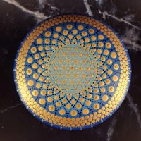 Mandalastein Xxl in Liebevoller Handarbeit Gedottet Mandalastein Xxl in Liebevoller Handarbeit Gedottet von anjasmiracledotshop