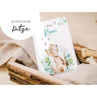 Personalisierte Schutzhülle Eu-Heimtierausweis Impfpass Impfpasshülle Katze Haustier He 0008 von annaundfelix