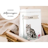 Personalisierte Schutzhülle Eu-Heimtierausweis Impfpass Verschiedene Rassen Impfpasshülle Katze Haustier He 0012 von annaundfelix