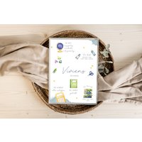 Personalisierte Zeugnismappe Blau Affirmation Geschenkidee Einschulung Schulkind Junge Mädchen Mappe Für Zeugnisse Sp 0165 von annaundfelix