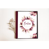 Personalisierte Zeugnismappe Boho Pink Geschenkidee Einschulung Schulkind Zeugnis Junge Mädchen Mappe Für Zeugnisse Sp 0048 von annaundfelix