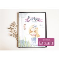 Personalisierte Zeugnismappe Mehrungfrau Rosa Geschenkidee Einschulung Schulkind Junge Mädchen Mappe Für Zeugnisse Sp 0067 von annaundfelix