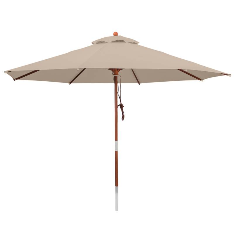 Dark Natural - anndora Sonnenschirm 3m rund Dark Natural Winddach UV-Schutz Dark Natural - anndora Sonnenschirm 3m rund Dark Natural Winddach UV-Schutz von anndora-sonnenschirm.de