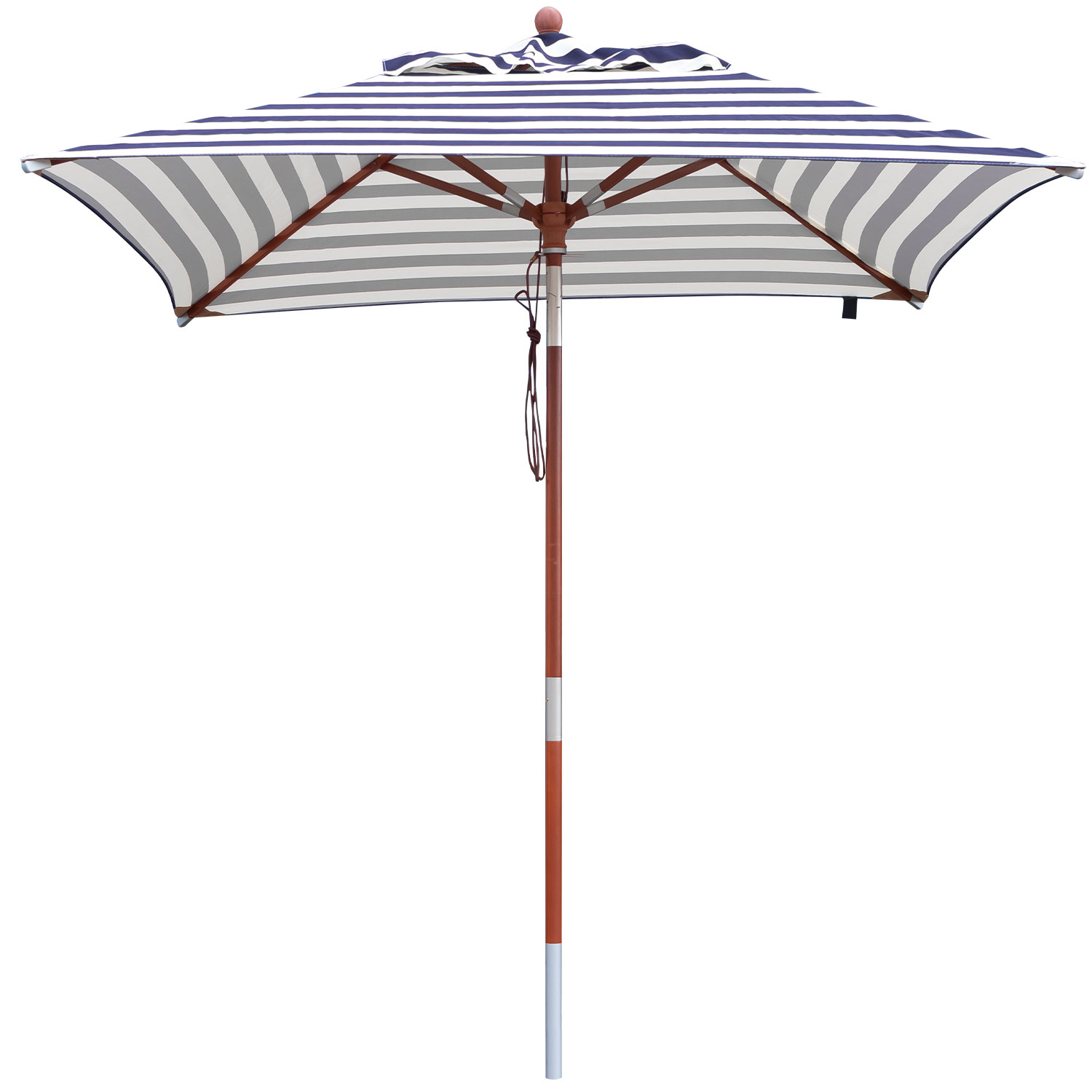 Knick 2 x 2m eckig - anndora Sonnenschirm Knickbar 2x2m eckig Gestreift Blau Weiß Winddach UV-Schutz Knick 2 x 2m eckig - anndora Sonnenschirm Knickbar 2x2m eckig Gestreift Blau Weiß Winddach UV-Schutz von anndora-sonnenschirm.de