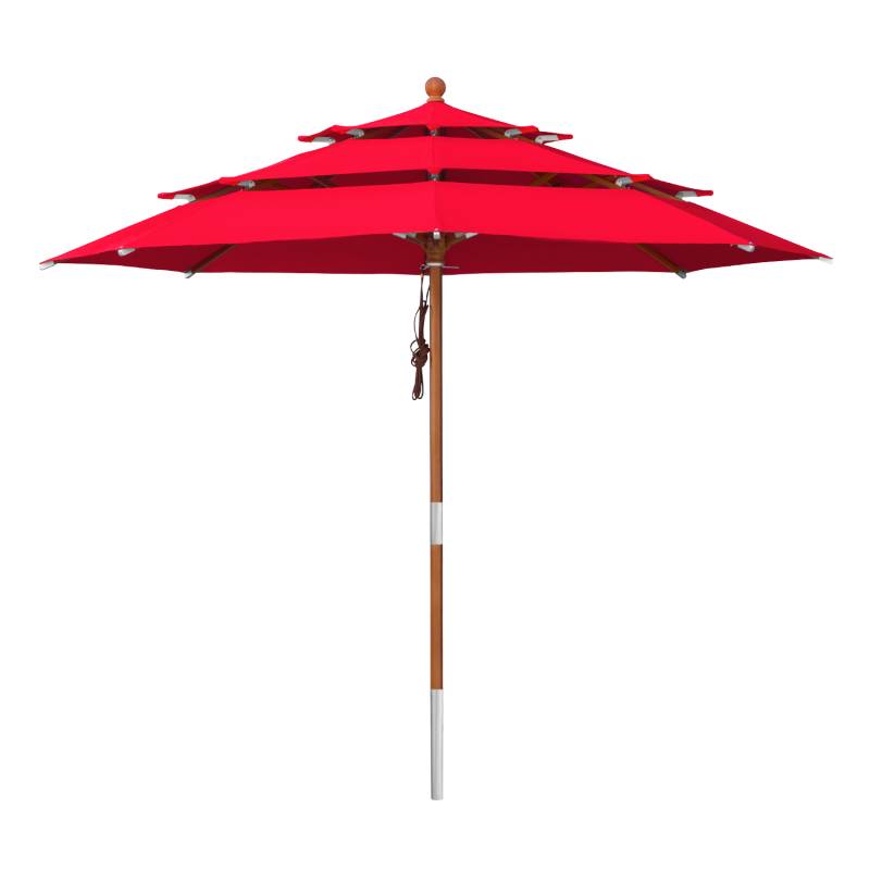 Rot - anndora Sonnenschirm 3m rund 3-lagig Rot UV-Schutz Rot - anndora Sonnenschirm 3m rund 3-lagig Rot UV-Schutz von anndora-sonnenschirm.de