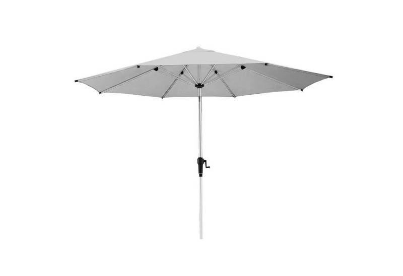 anndora-sonnenschirm Marktschirm 3,5 Meter rund mit Kurbelsystem, Kurbelsystem zum Öffnen - UV beständiger, wasserabweisender Stoff von anndora-sonnenschirm
